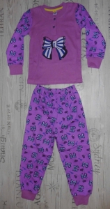 Пижама детская Бантики (интерлок)