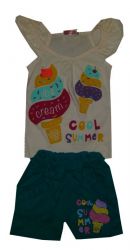 Комплект детский  (футболка+шорты) Мороженое