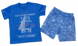 Пижама детская (мальчик) ВР 02-024п	синий