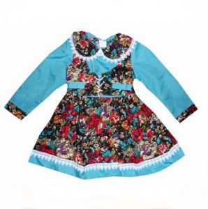Детское платье Агата (голубое)