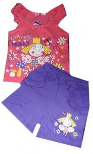 Комплект детский (футболка+шорты) Принцесса