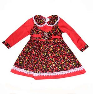 Детское платье Агата красное