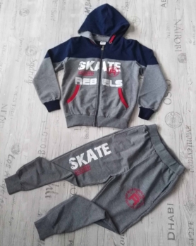 Спортивный костюм Skate (серый/синий)