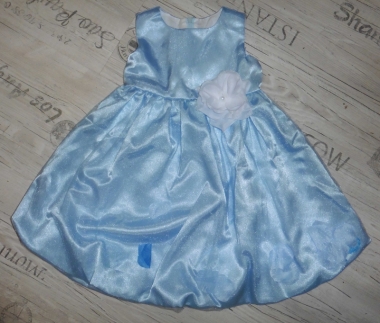 Платье Лепестки роз (бледно/голубой)